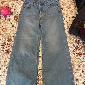 Old Navy Girls size 12 Light Blue baggy wide leg Jeans